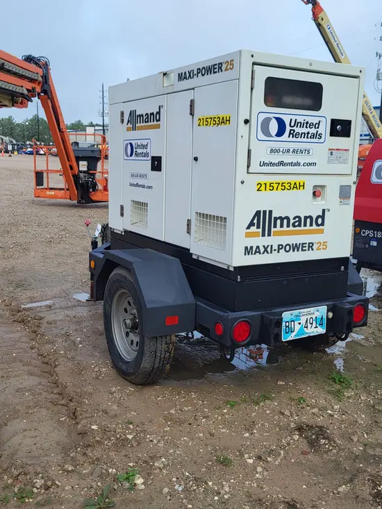 2018 Allmand MP25 Diesel Generator