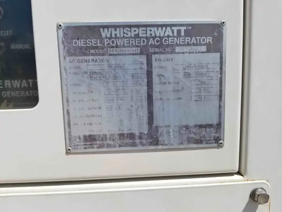 2015 Multiquip DCA45SSIU4F Diesel Generator