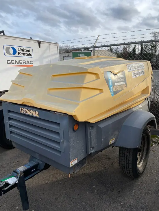 2017 Atlas Copco XAS185KD7 T4F Air Compressor