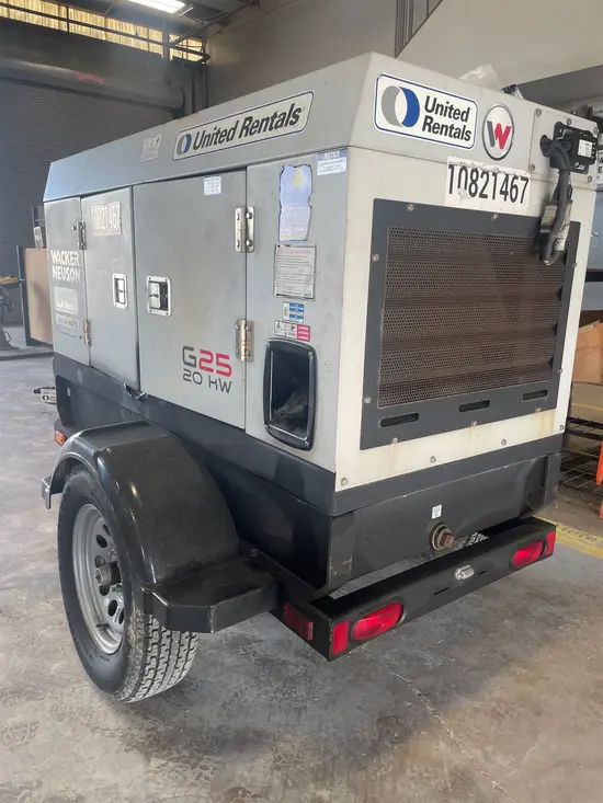 2018 Wacker Neuson G25 T4F Diesel Generator