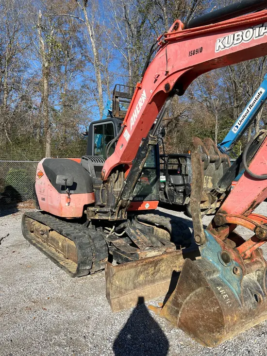 2015 Kubota KX080-4R3A Mini-Excavator