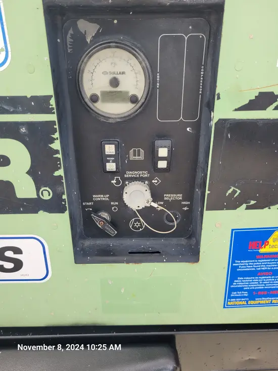2017 Sullair 185DPQ-KU-T3 Air Compressor
