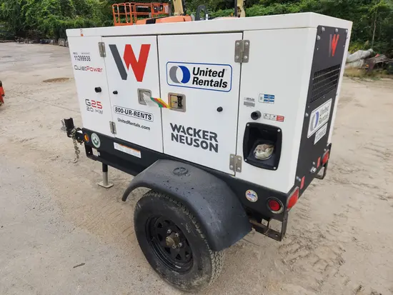 2021 Wacker Neuson G25 T4F Diesel Generator