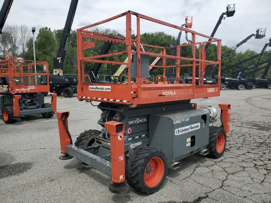 2017 Skyjack SJ6832RT Rough Terrain Scissor Lift
