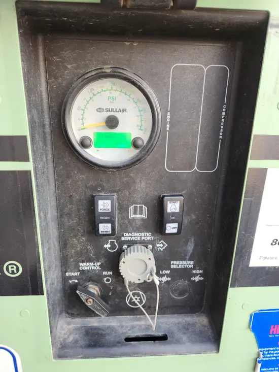 2018 Sullair 185DPQ-KU-T3 Air Compressor