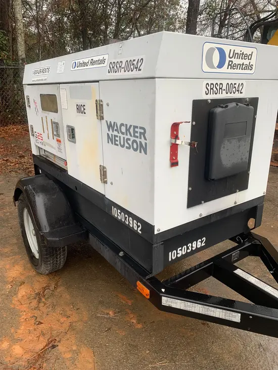 2016 Wacker Neuson G25 T4F Diesel Generator