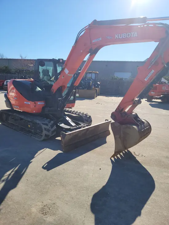 2019 Kubota KX080-4SR3A Mini Excavator