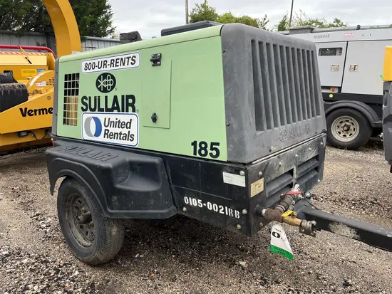 2017 Sullair 185D DPQ KU T4F Air Compressor