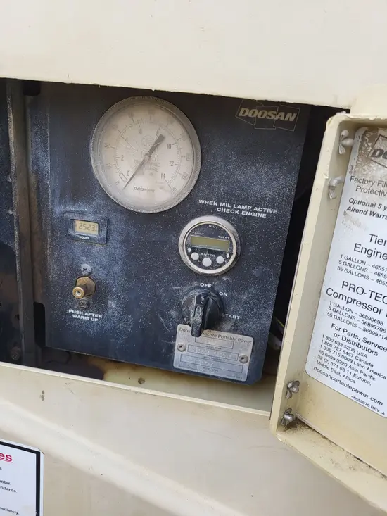 2017 Doosan C185WDZ-T4F Air Compressor
