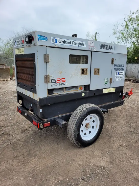 2019 Wacker Neuson G25 T4F Diesel Generator