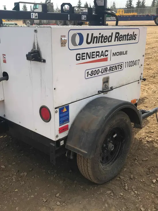2019 Generac MLT5080KV Towable Light Tower