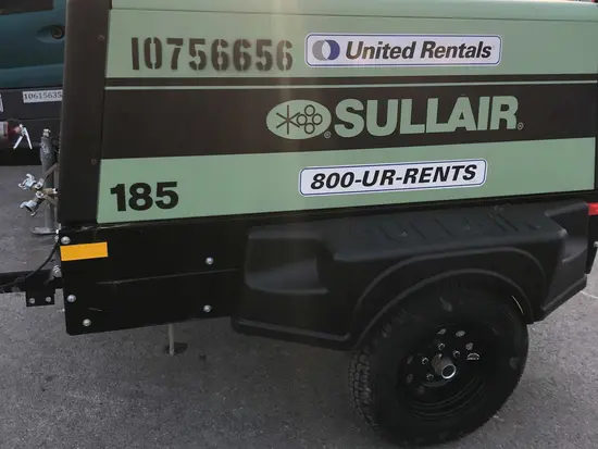 2018 Sullair 185DPQ-KU-T3 Air Compressor