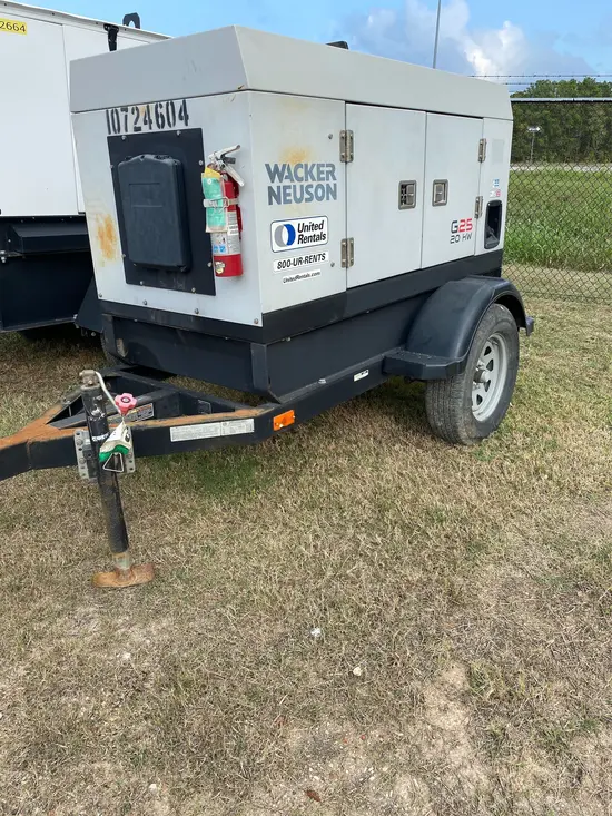 2018 Wacker Neuson G25 T4F Diesel Generator