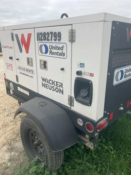 2021 Wacker Neuson G25 T4F Diesel Generator