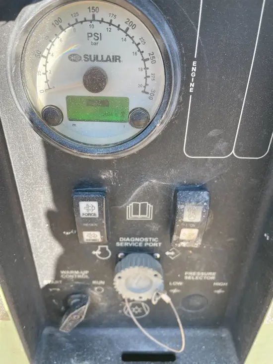 2017 Sullair 185DPQ-KU-T3 Air Compressor