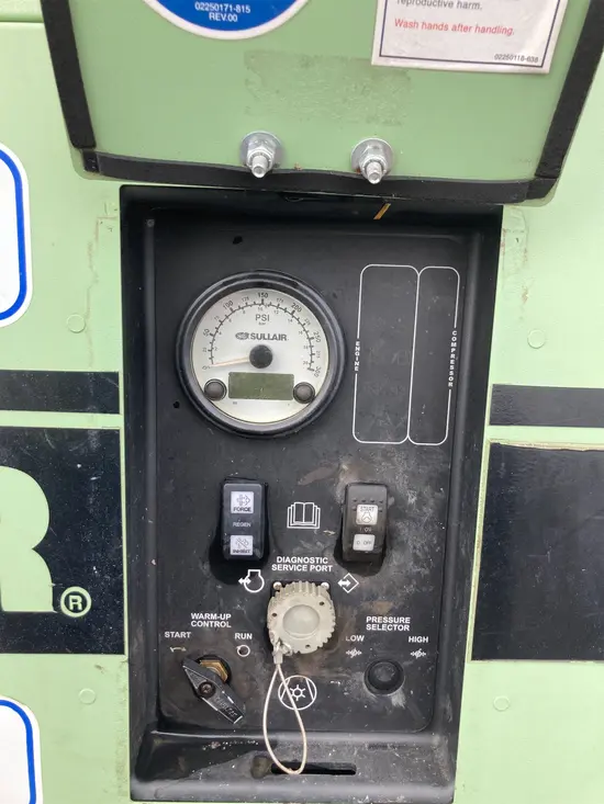 2017 Sullair 185DPQ-KU-T3 Air Compressor