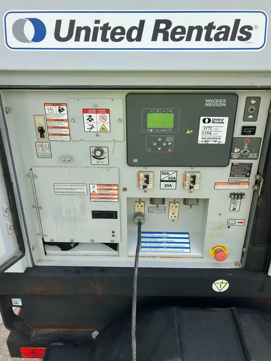 2018 Wacker Neuson G25 T4F Diesel Generator