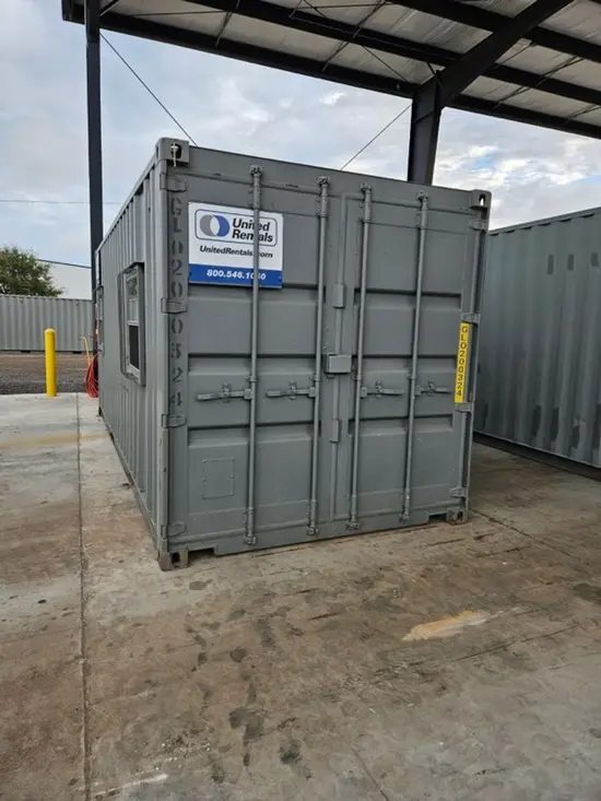 2006 LAND & SEA 20' AO GLO Ground-Level Office Container