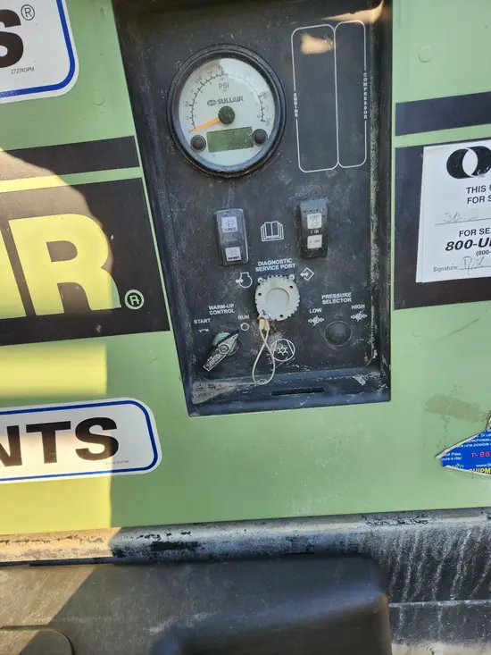 2018 Sullair 185DPQ-KU-T3 Air Compressor