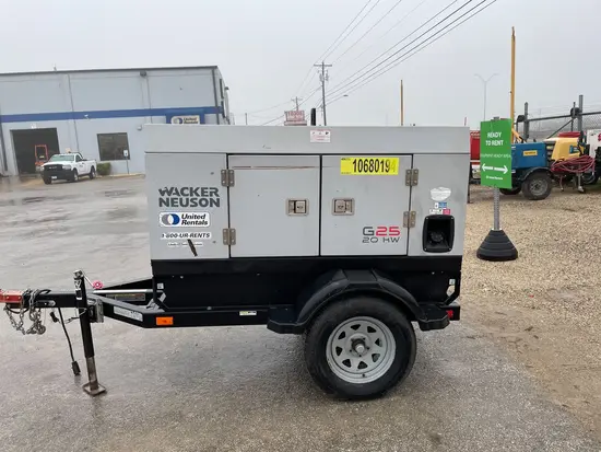 2017 Wacker Neuson G25 T4F Diesel Generator