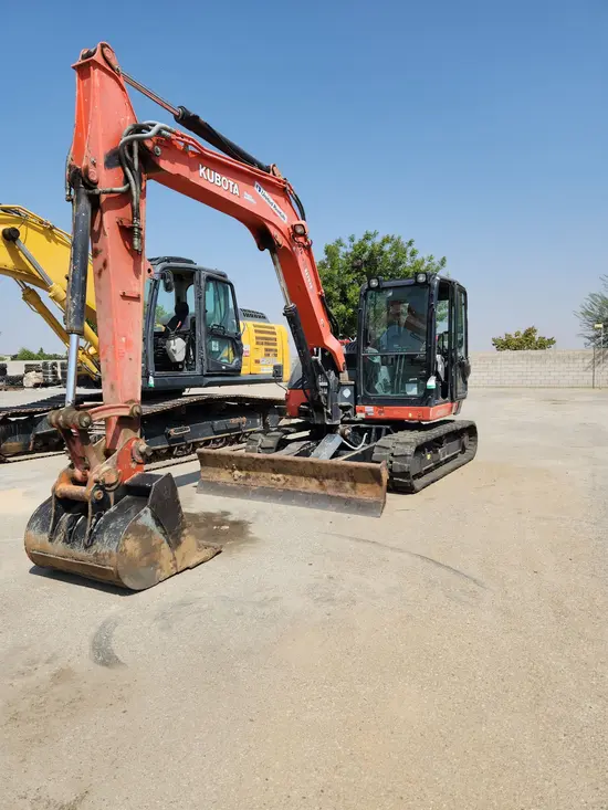2018 Kubota KX080-4SR3A Mini Excavator