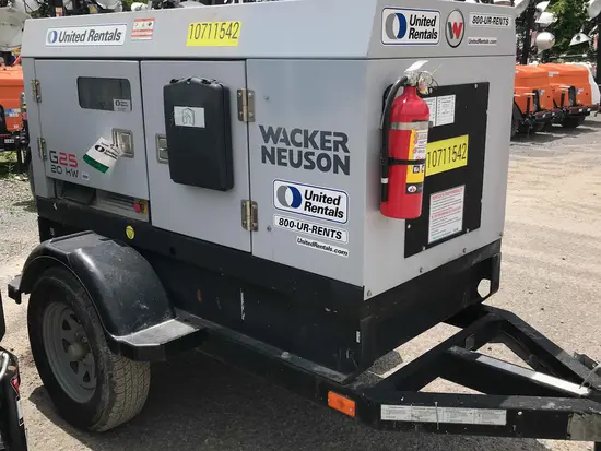 2018 Wacker Neuson G25 T4F Diesel Generator