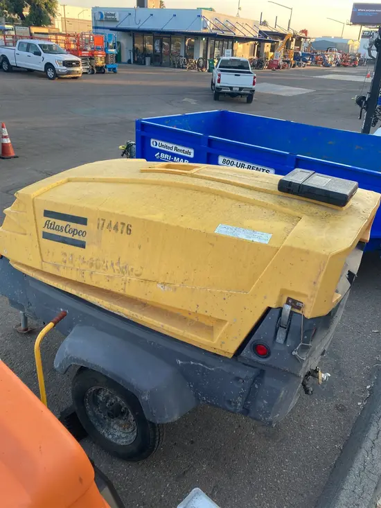 2016 Atlas Copco XAS185KD7FT4PE Air Compressor