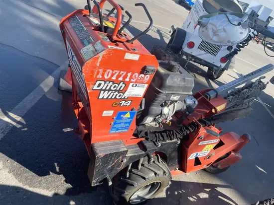 2018 Ditch Witch C14 Walk-Behind Trencher