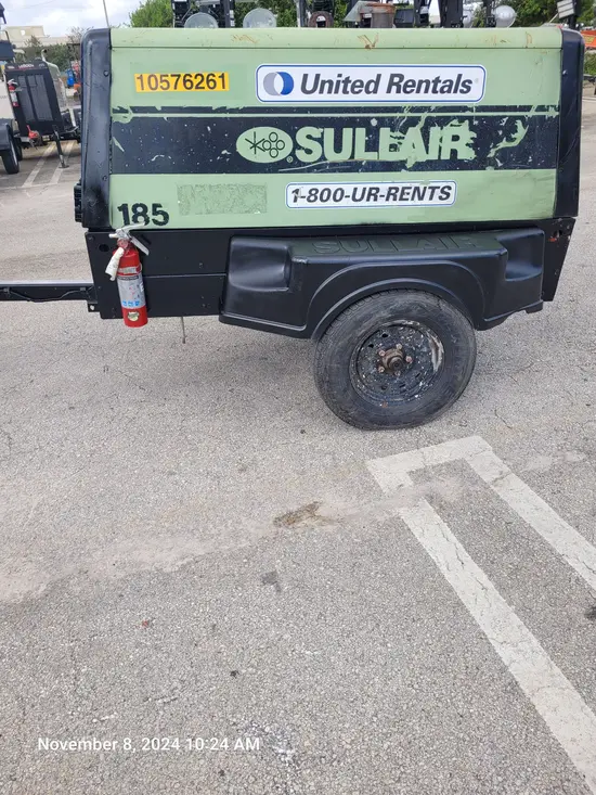 2017 Sullair 185DPQ-KU-T3 Air Compressor