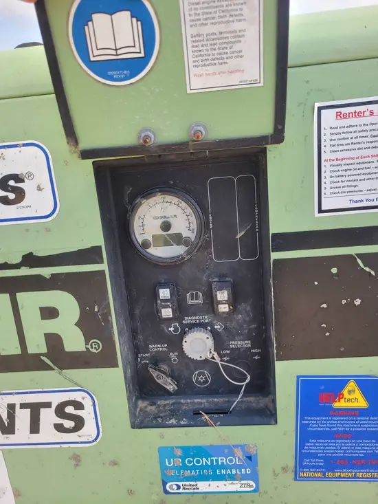 2017 Sullair 185DPQ-KU-T3 Air Compressor