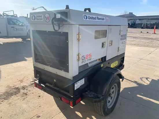 2018 Wacker Neuson G25 T4F Diesel Generator