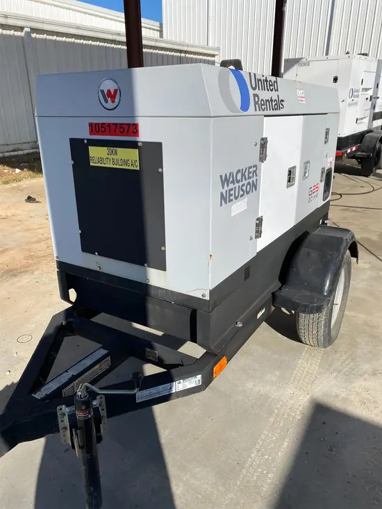 2016 Wacker Neuson G25 T4F Diesel Generator