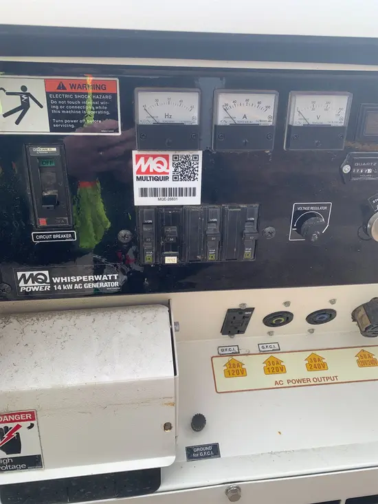 2021 Multiquip DCA15SPXU4F Diesel Generator