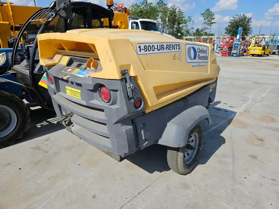 2017 Atlas Copco XAS185KD7 T4F Air Compressor