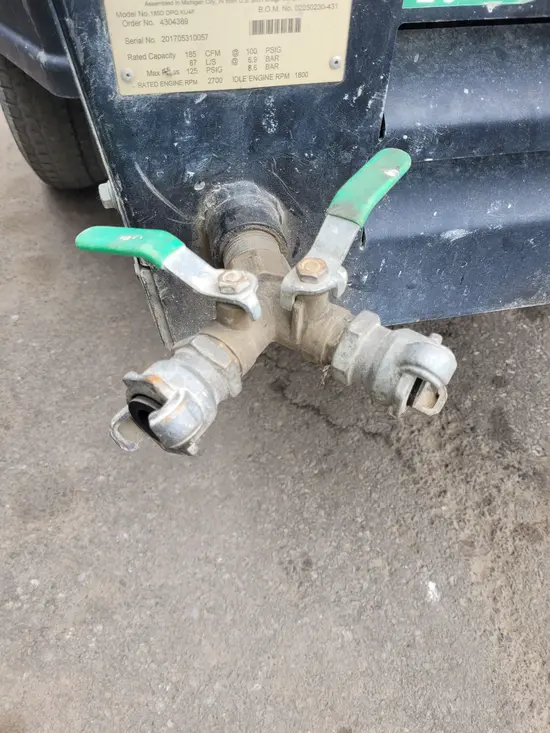 2017 Sullair 185DPQ-KU-T3 Air Compressor