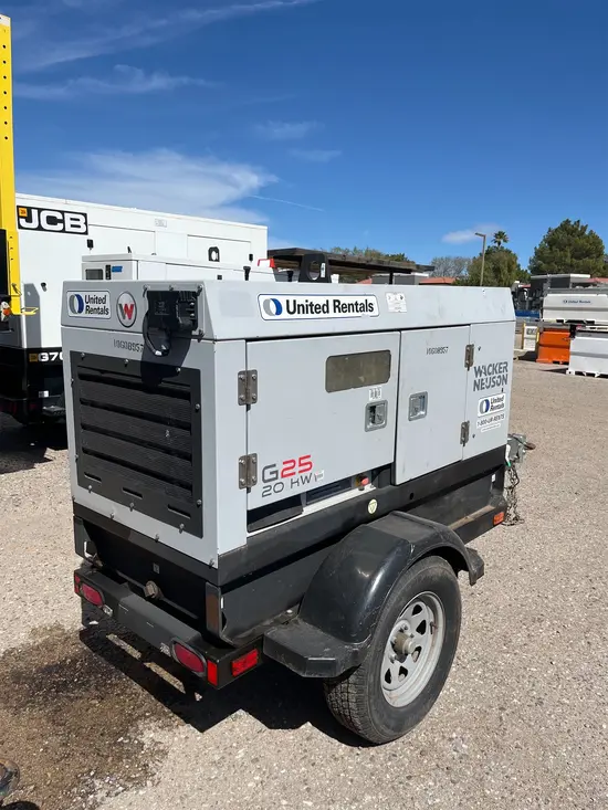 2017 Wacker Neuson G25 T4F Diesel Generator