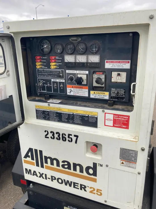 2019 Allmand MP25 Diesel Generator