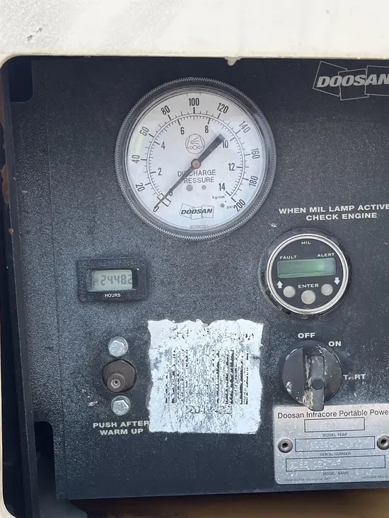 2017 Doosan C185WDZ-T4F Air Compressor