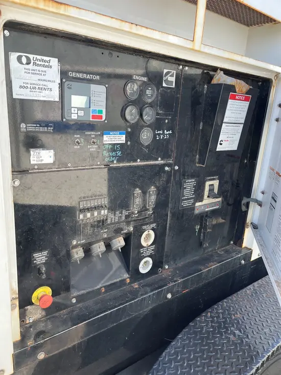2015 Cummins C150D6R WOG Diesel Generator