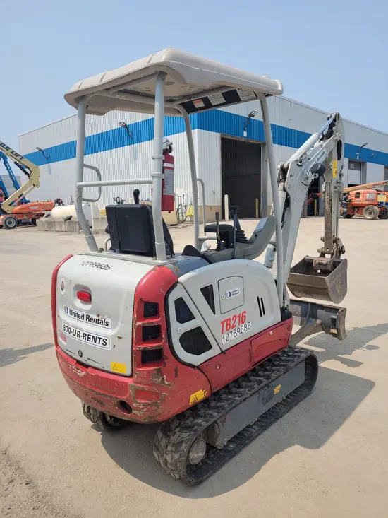 2018 Takeuchi TB216 Mini Excavator