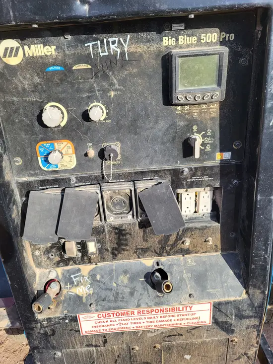 2017 Miller Welders Big Blue 500 Welder