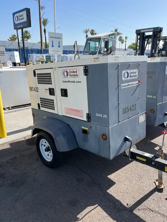 2017 Atlas Copco QAS25 Diesel Generator