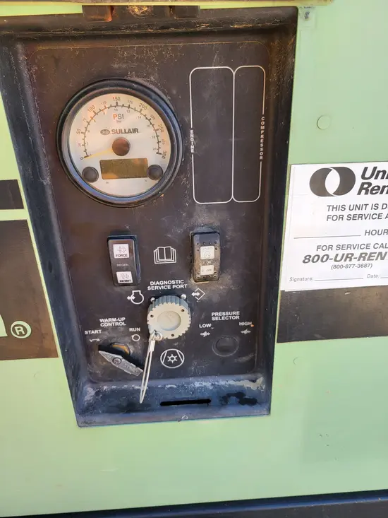2017 Sullair 185DPQ-KU-T3 Air Compressor
