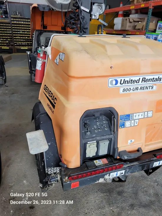 2021 Generac MLT6SM Towable Light Tower
