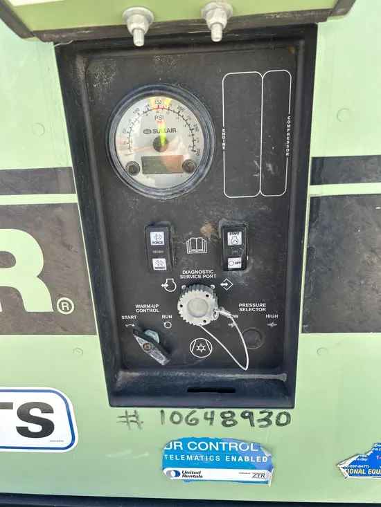 2017 Sullair 185DPQ-KU-T3 Air Compressor