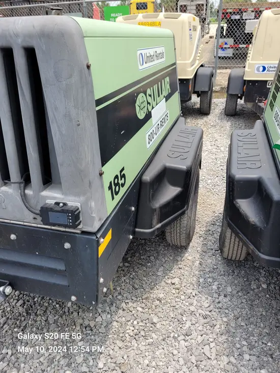 2018 Sullair 185DPQ-KU-T3 Air Compressor