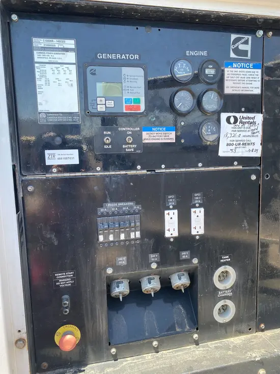 2014 Cummins C150D6RG Diesel Generator