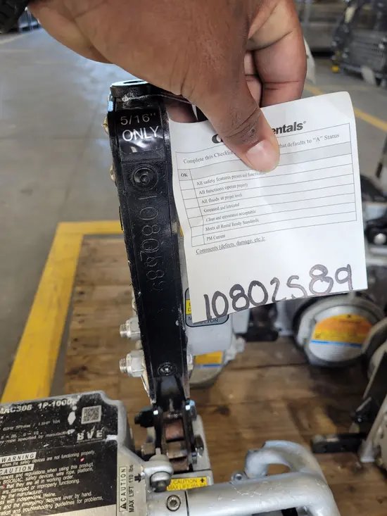 2018 BISOMAC BISO308-1000L Hoist