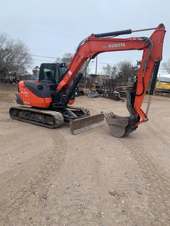 2019 Kubota KX080-4SR3A Mini Excavator