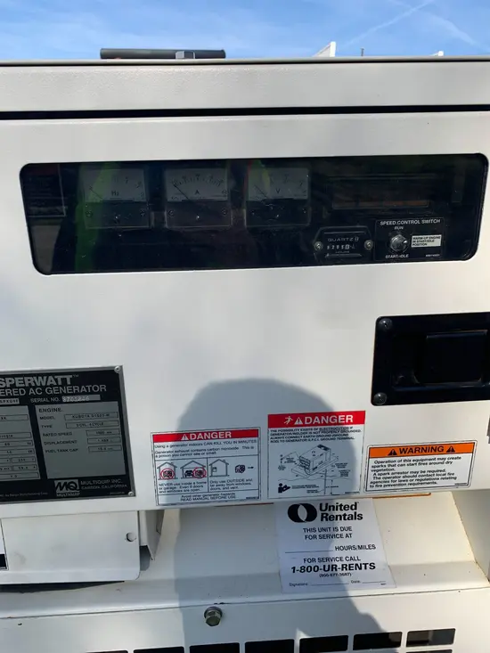 2018 Multiquip DCA15SPXU4F Diesel Generator